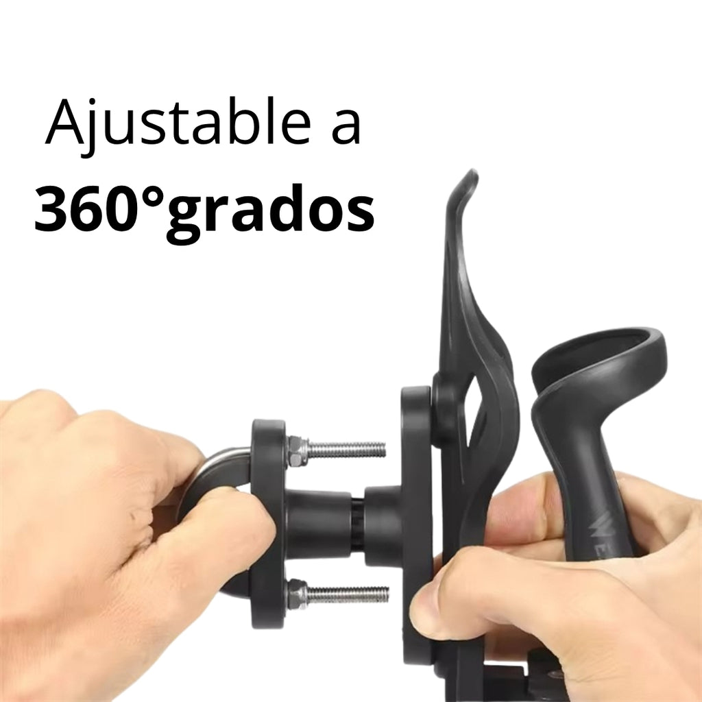 Porta botellas para moto