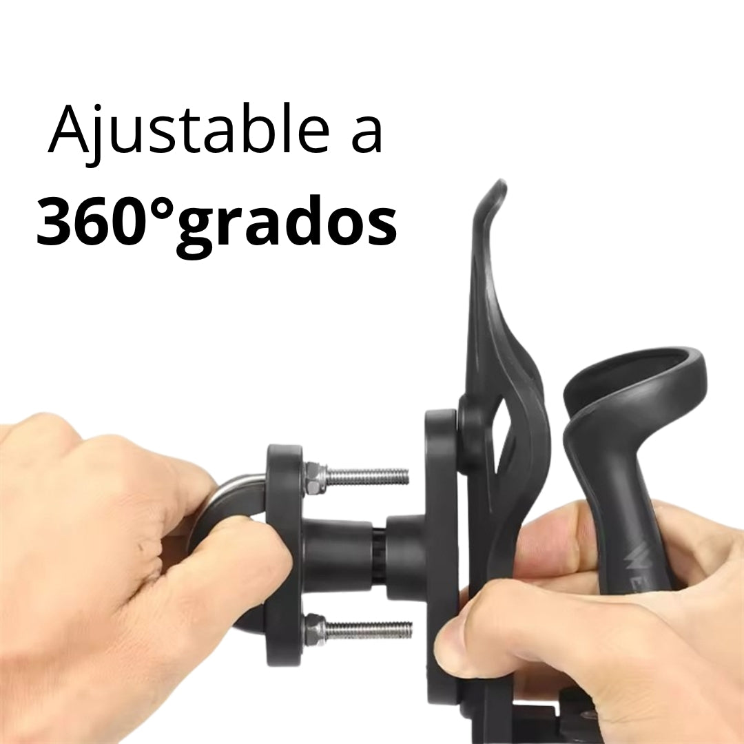 Porta botellas para moto