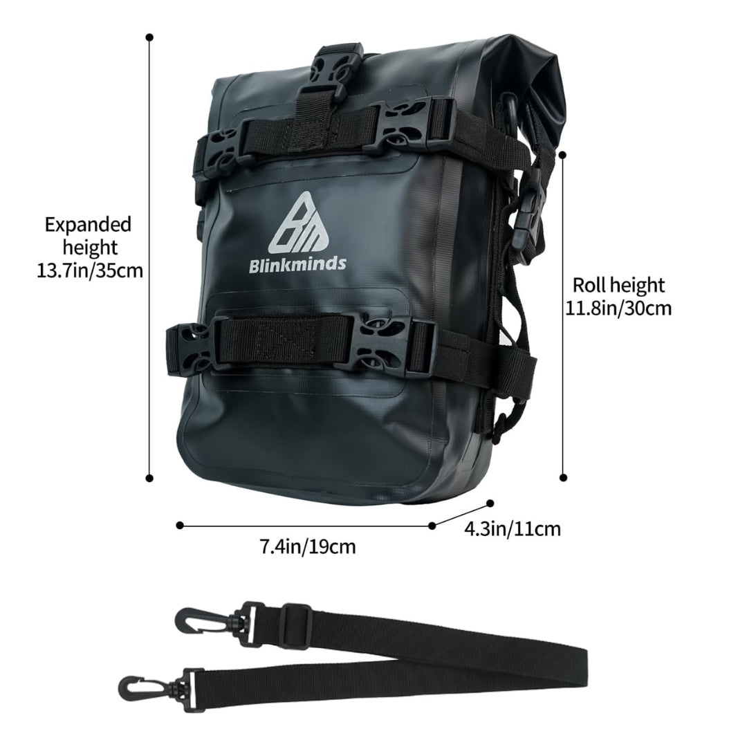 Bolso Impermeable 8L para Moto Ideal para Defensas