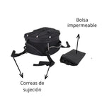 Bolso Impermeable Trasero Para Moto 18 Litros
