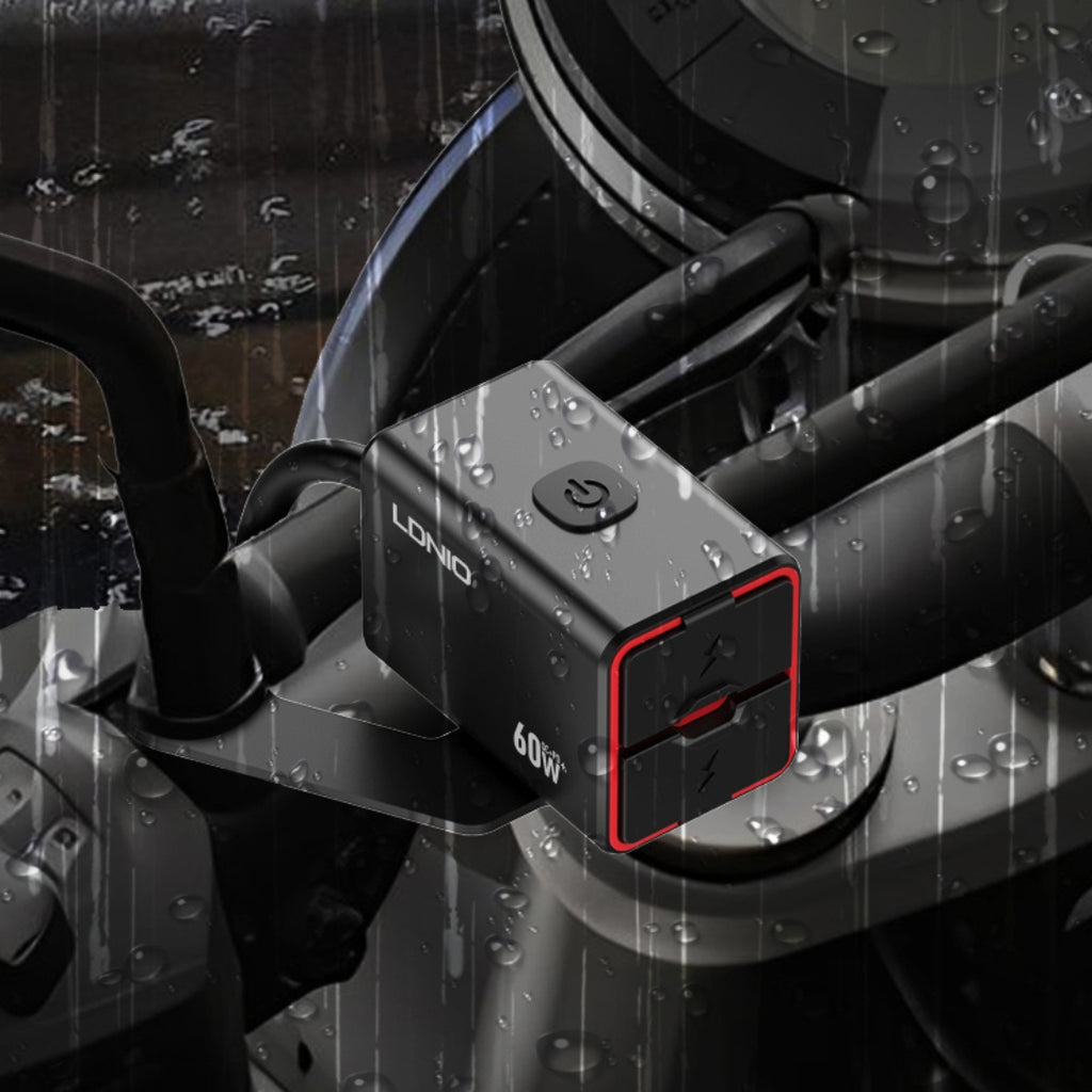 Cargador USB Rápido 60W PD3.0 QC3.0 Tipo-C Para Motocicleta