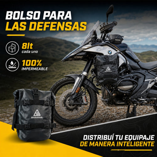 Bolso Impermeable 8L para Moto Ideal para Defensas