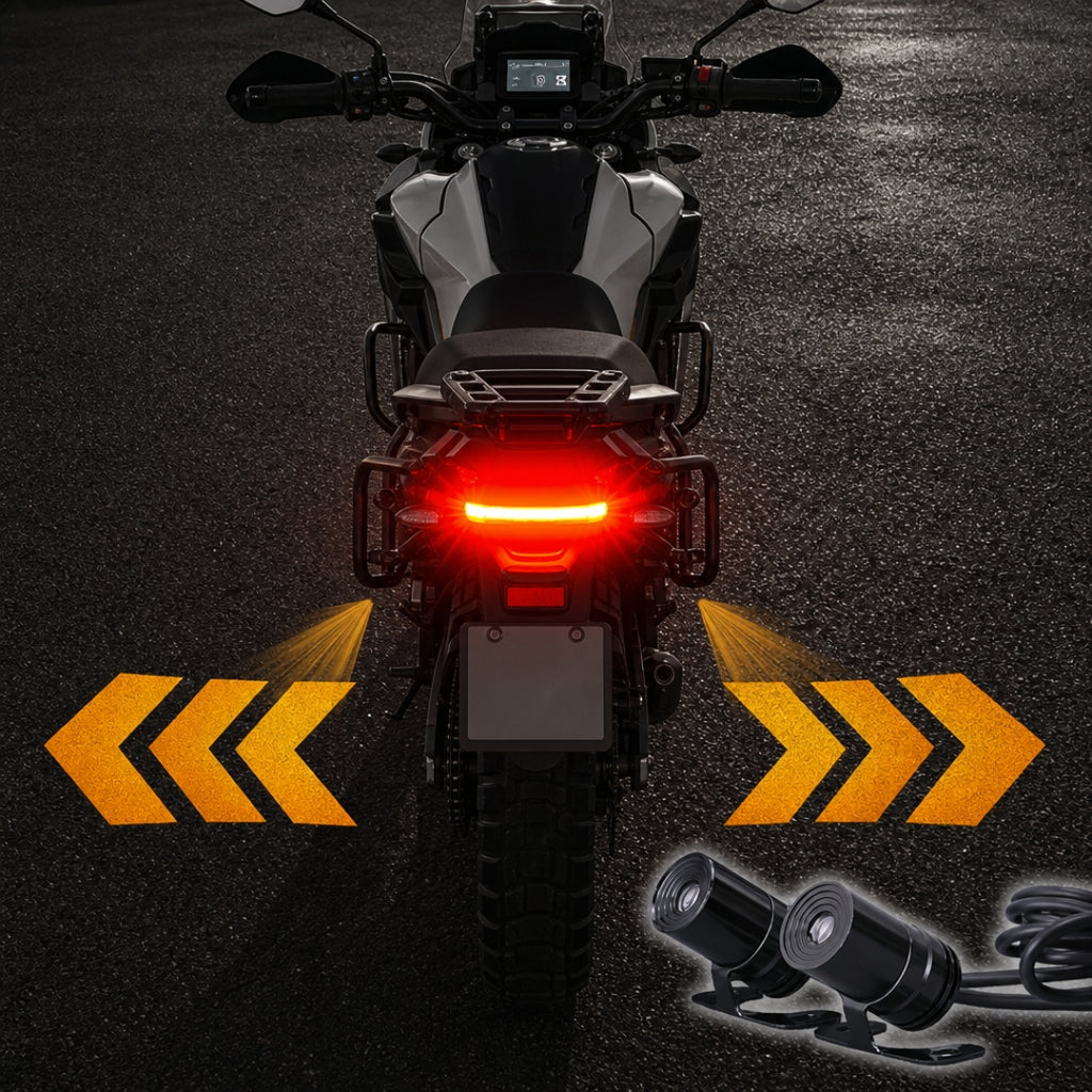 Luces LED Naranja Secuenciales para Moto – Complemento de Guiños y Balizas