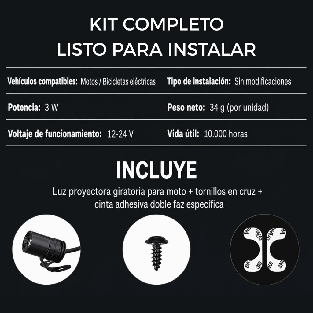 Luces LED Naranja Secuenciales para Moto – Complemento de Guiños y Balizas