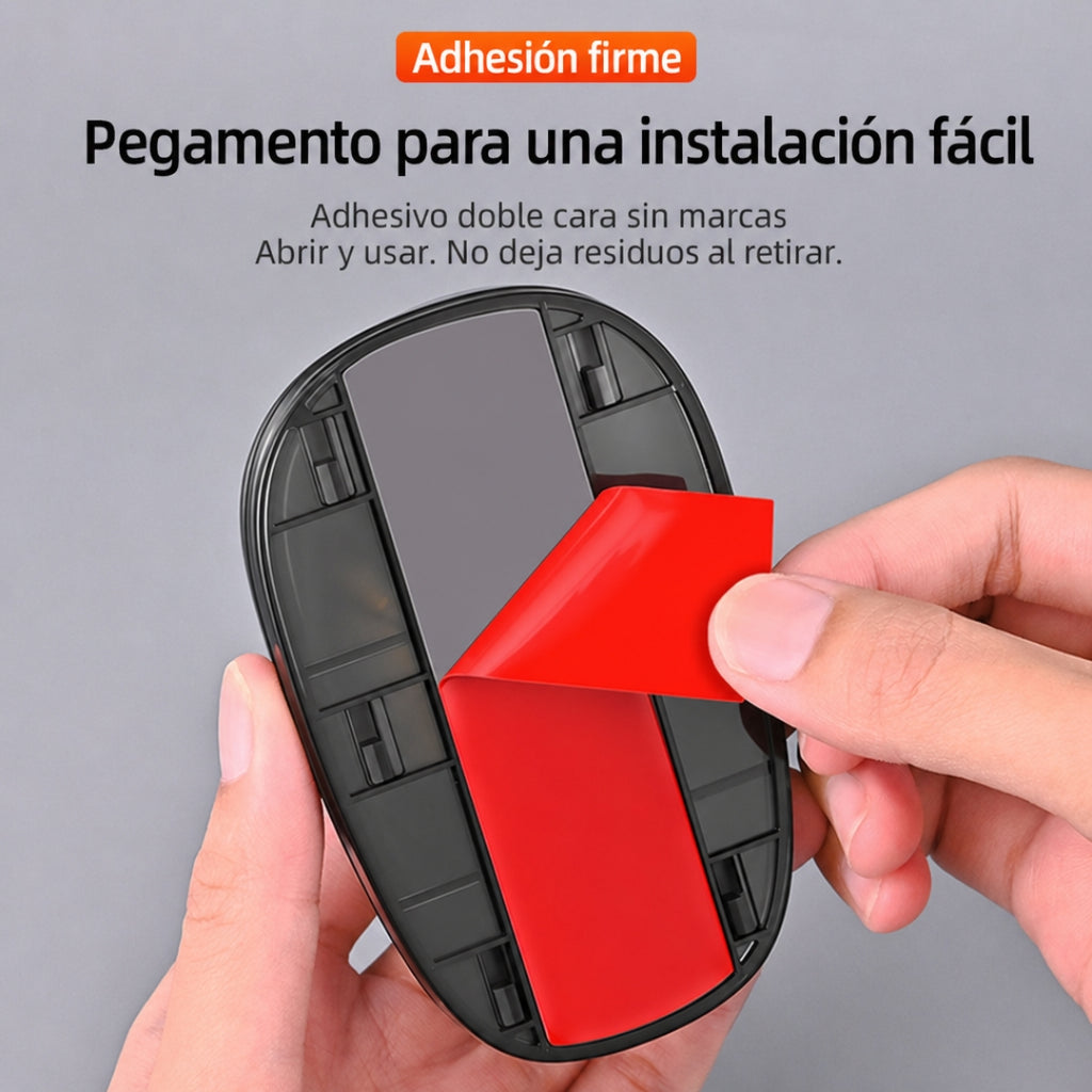 Luz Anticolisión Led Solar Recargable Moto Auto Con Remoto