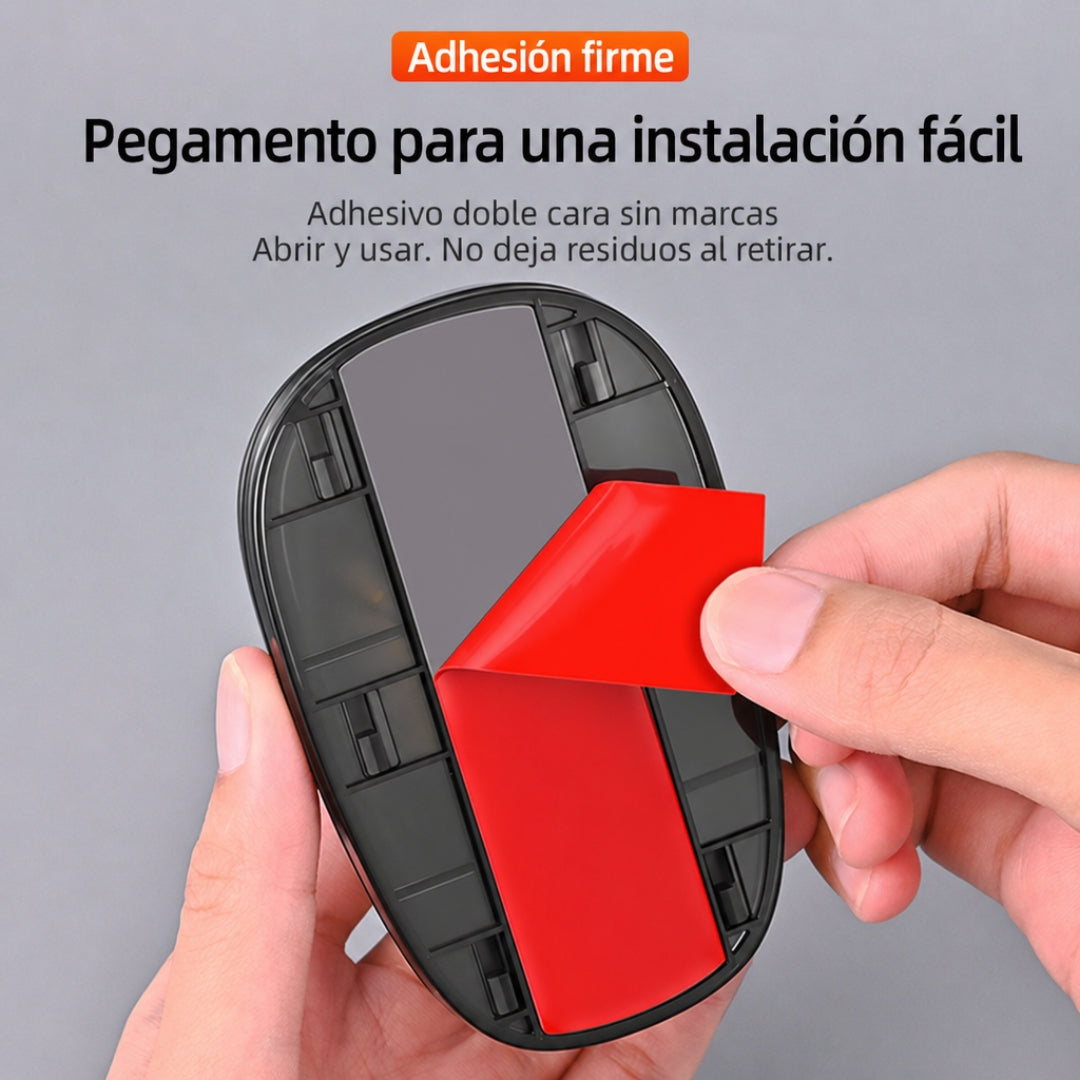 Luz Anticolisión Led Solar Recargable Moto Auto Con Remoto