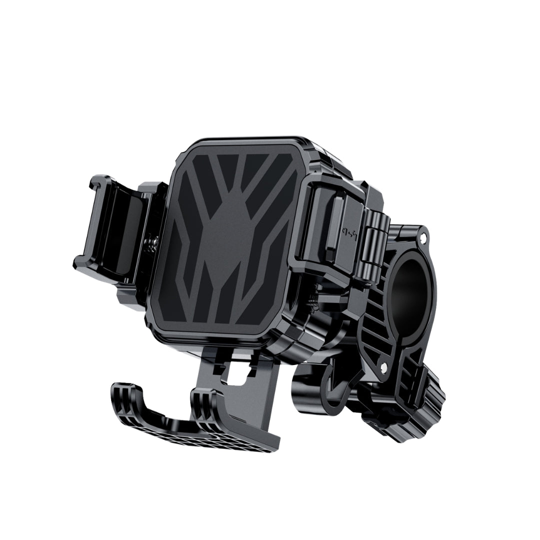 SOPORTE UNIVERSAL ANTI-SHOCK: Seguridad total para tu celular.