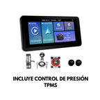 TPMS - Pantalla Multimedia Moto 6.3 Táctil CarPlay Android Auto IP67